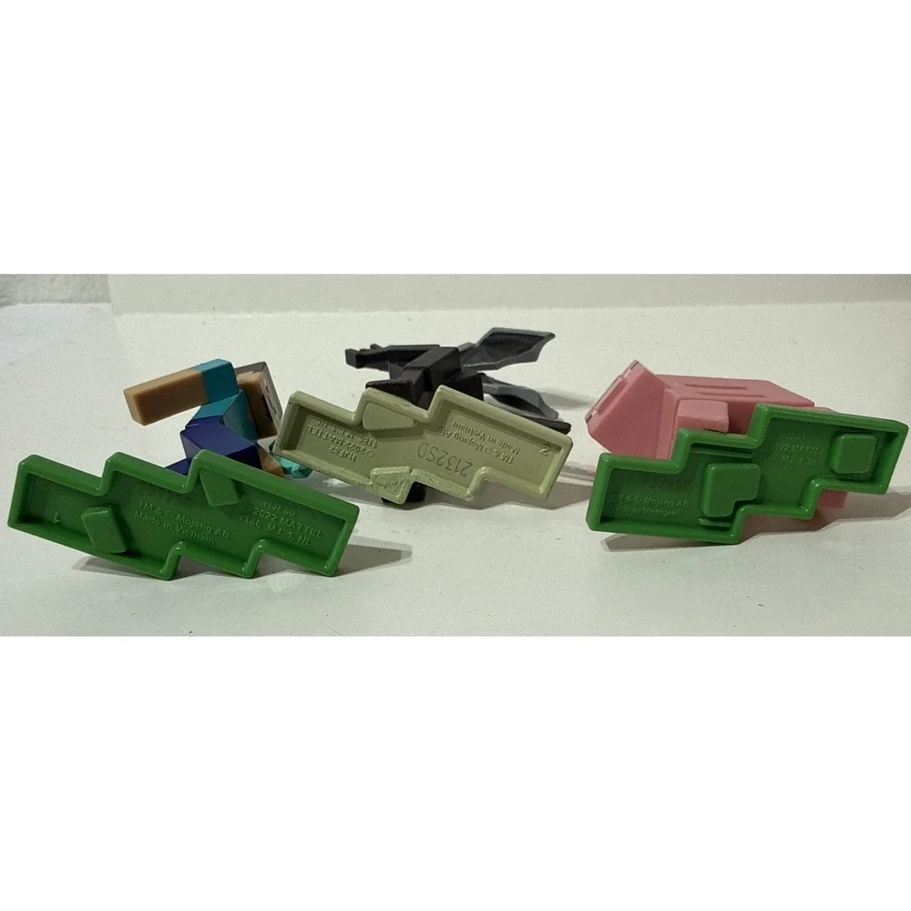 Minecraft Ender Dragon Steve Pig Mini Toy Plastic Figure Toy Cake Topper 2022‎